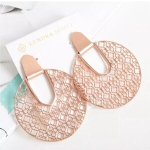 Kendra Scott Rose Gold Diane Statement Earring